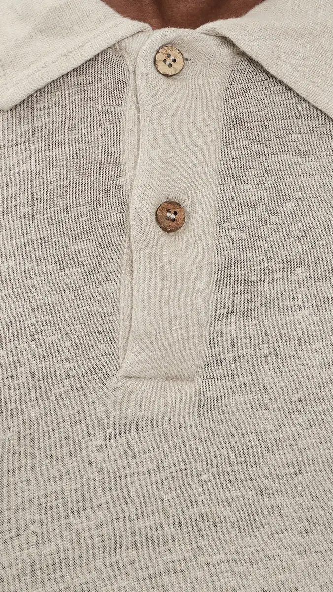 Alex Crane Linen Knit Polo | Thumbnail 6 Alex Crane Linen Knit Polo | Thumbnail 6