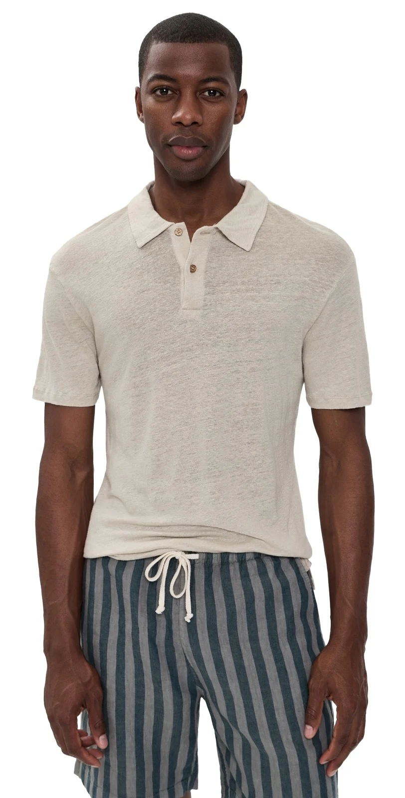 Alex Crane Linen Knit Polo