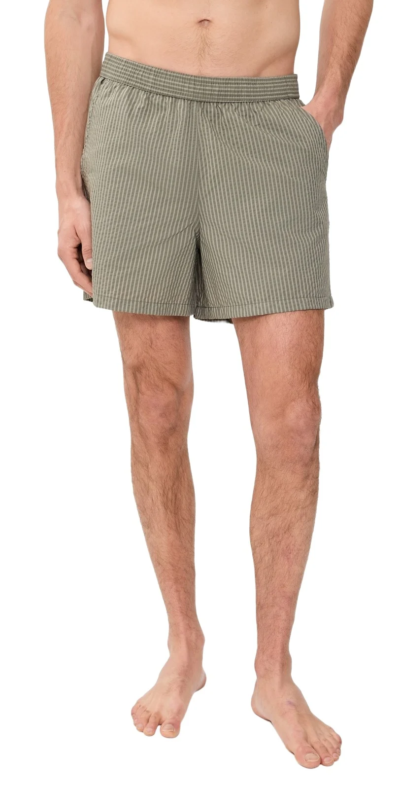 Fossil Seersucker Modern Swim Trunks 5 Fossil Seersucker Modern Swim Trunks 5