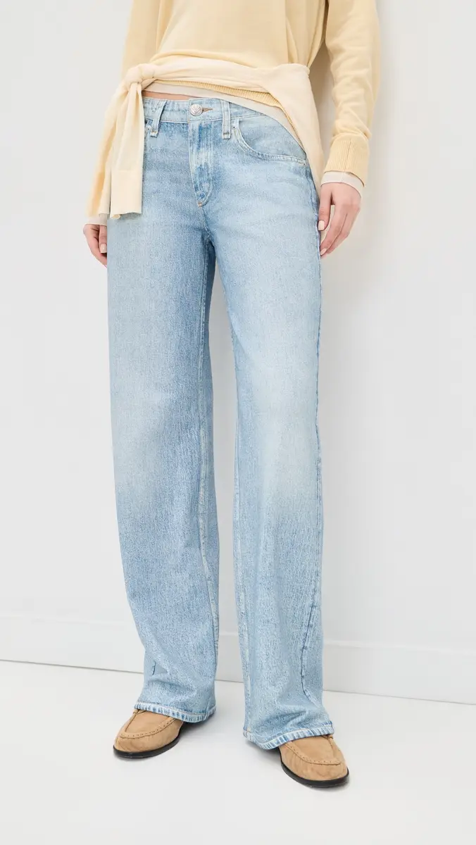 rag & bone Rb Miramar Terry Cam Low Rise Full Length Pants | Thumbnail 2