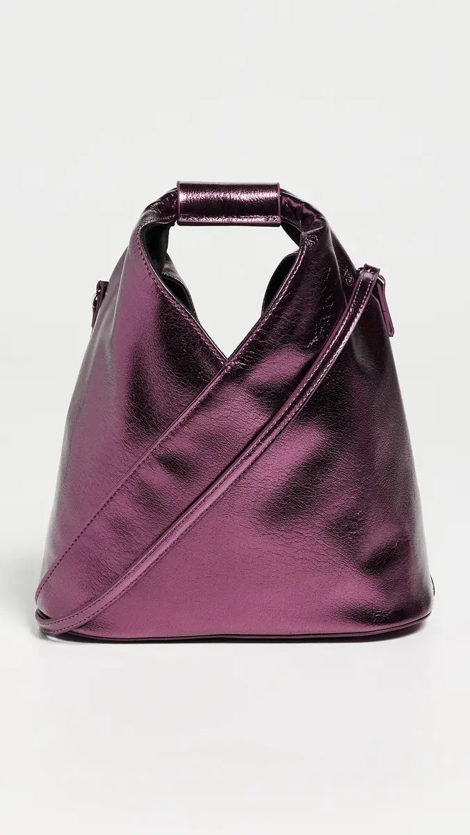 MM6 Maison Margiela Japanese Crossbody Bag Aubergine Gleam One Size | Thumbnail 2 MM6 Maison Margiela Japanese Crossbody Bag Aubergine Gleam One Size | Thumbnail 2