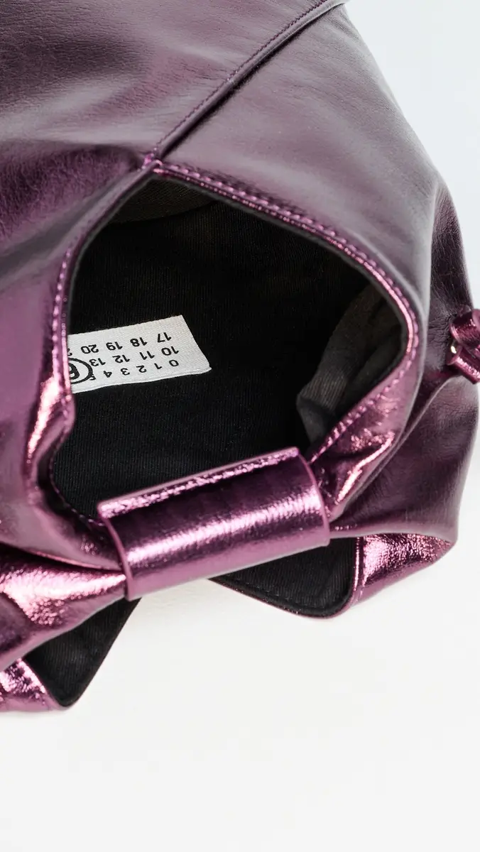 MM6 Maison Margiela Japanese Crossbody Bag Aubergine Gleam One Size | Thumbnail 6 MM6 Maison Margiela Japanese Crossbody Bag Aubergine Gleam One Size | Thumbnail 6