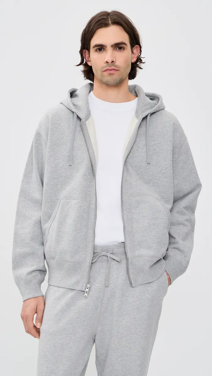 REIGNING CHAMP Mid-Weight Terry Relaxed Zip Hoodie | Thumbnail 2 REIGNING CHAMP Mid-Weight Terry Relaxed Zip Hoodie | Thumbnail 2