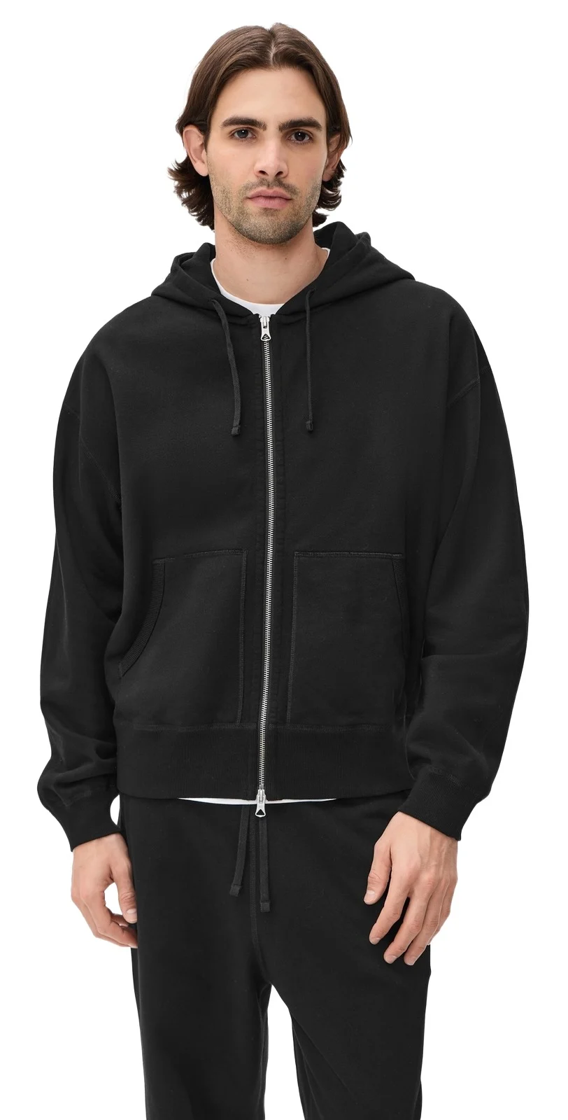 REIGNING CHAMP Mid-Weight Terry Relaxed Zip Hoodie