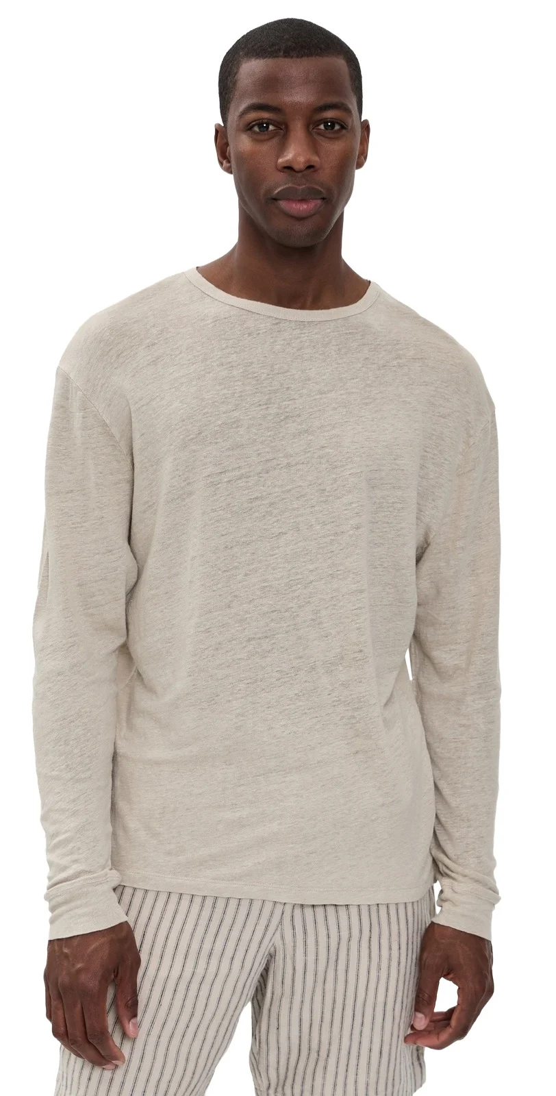 Linen Long Sleeve Sun Tee