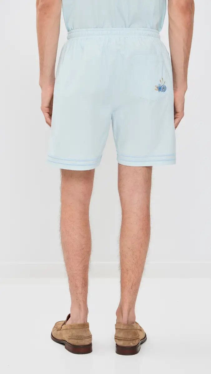 Fanm Mon Samet Embroidered Linen Shorts 6 | Thumbnail 3 Fanm Mon Samet Embroidered Linen Shorts 6 | Thumbnail 3