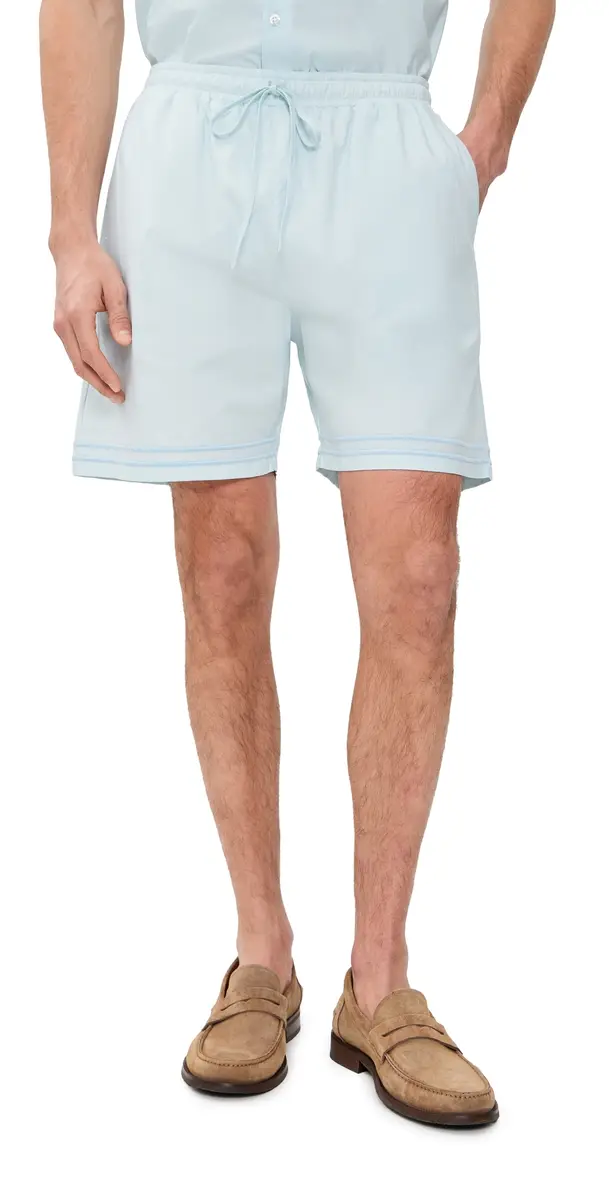 Fanm Mon Samet Embroidered Linen Shorts 6