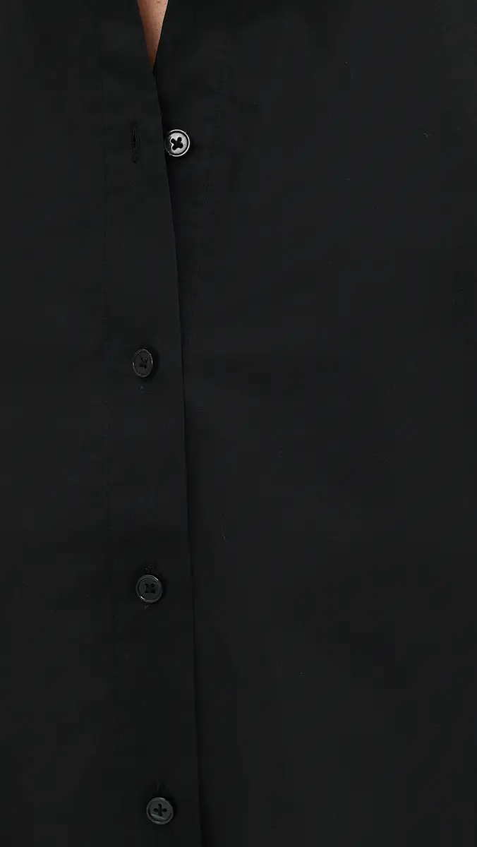 LE BOP Felicity Boxy Cropped Poplin Button Down Shirt | Thumbnail 6