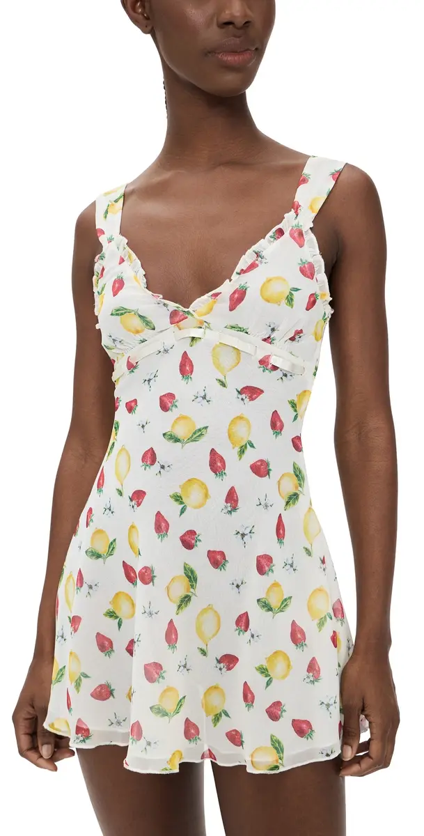 Frankies Bikinis Dreamer Chiffon Mini Dress