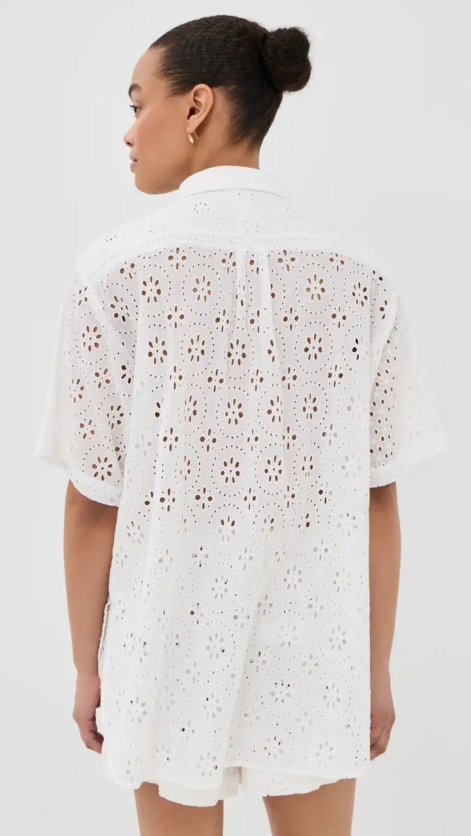 Polo Ralph Lauren Short Sleeve Shirt & Shorts Set White | Thumbnail 4