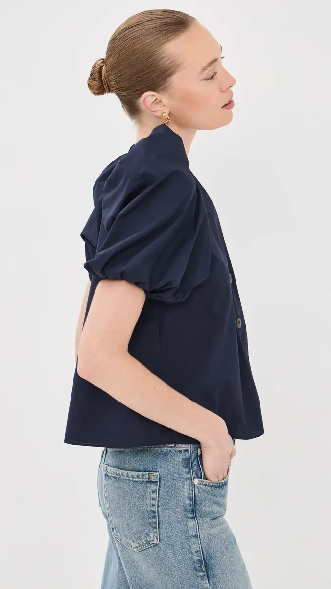 Kika Vargas Harpa Top Navy | Thumbnail 4 Kika Vargas Harpa Top Navy | Thumbnail 4