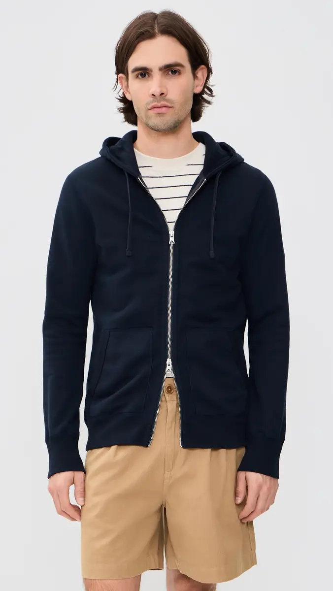 REIGNING CHAMP Midweight Terry Slim Zip Hoodie | Thumbnail 2 REIGNING CHAMP Midweight Terry Slim Zip Hoodie | Thumbnail 2