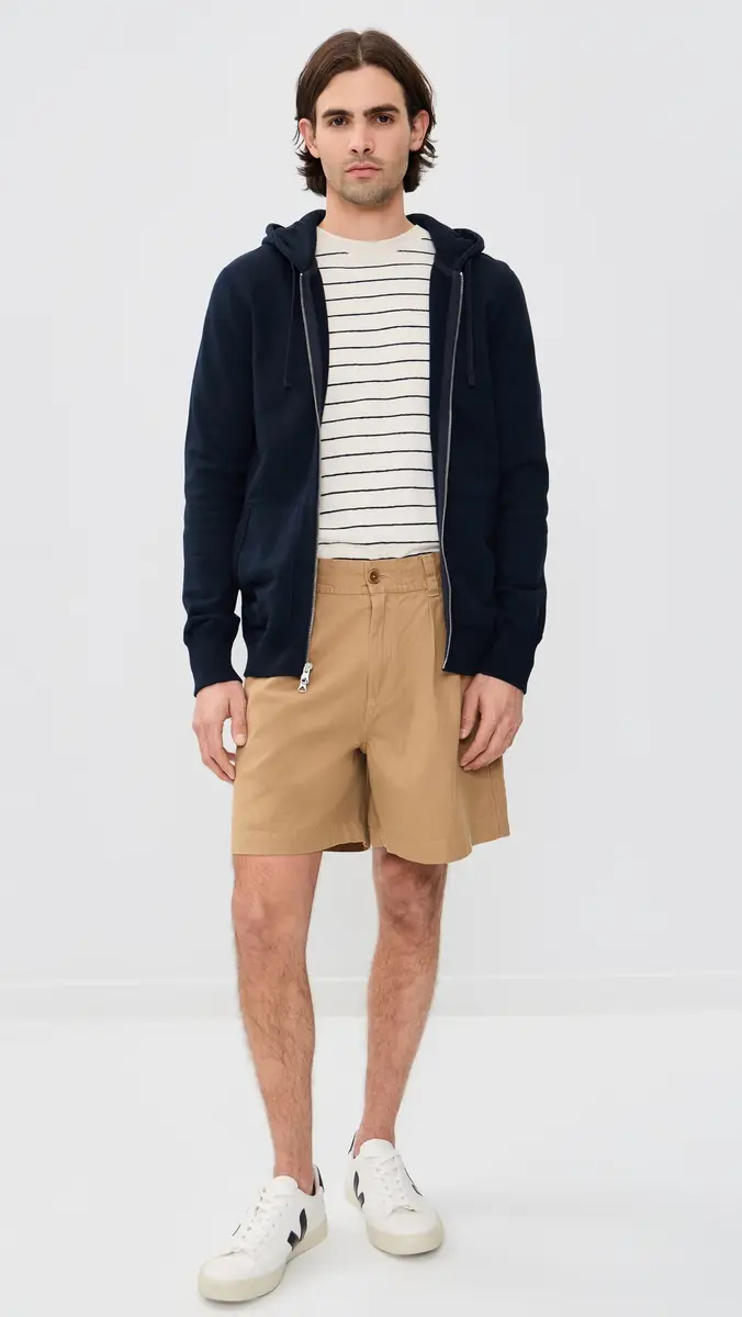 REIGNING CHAMP Midweight Terry Slim Zip Hoodie | Thumbnail 5 REIGNING CHAMP Midweight Terry Slim Zip Hoodie | Thumbnail 5