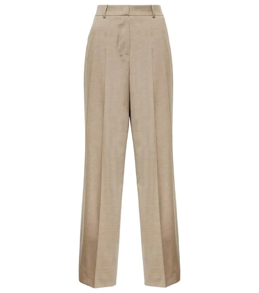 The Frankie Shop Gelso high-rise wide-leg pants | Image 1 The Frankie Shop Gelso high-rise wide-leg pants | Image 1