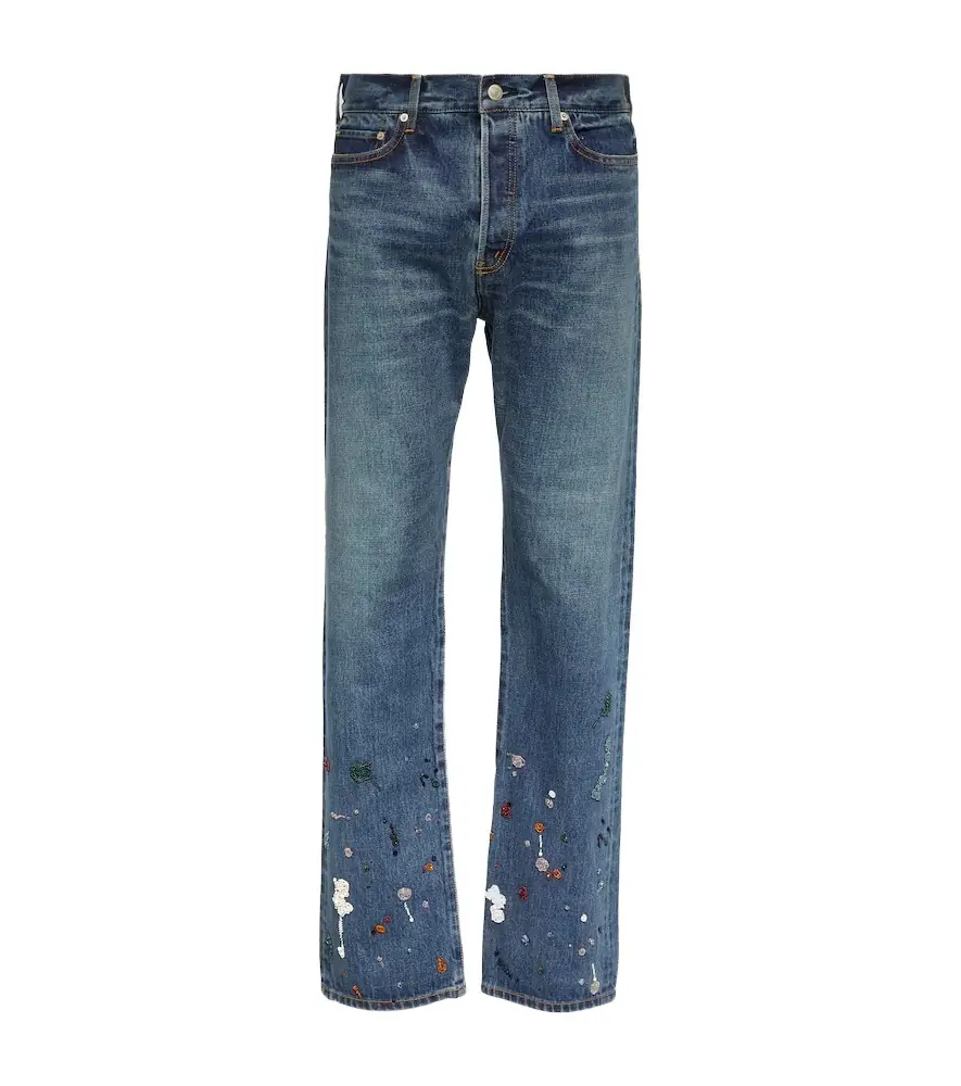Undercover Beaded straight jeans | Image 1 Undercover Beaded straight jeans | Image 1