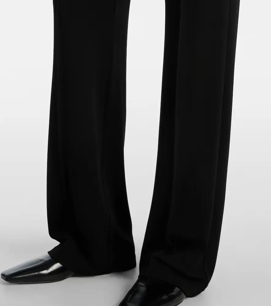 Max Mara Dinda high-rise jersey straight pants | Thumbnail 2 Max Mara Dinda high-rise jersey straight pants | Thumbnail 2