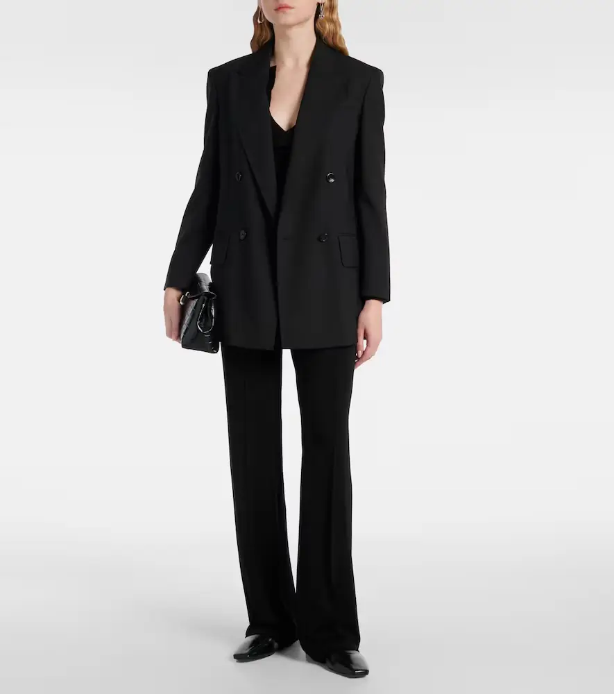 Max Mara Dinda high-rise jersey straight pants | Thumbnail 3 Max Mara Dinda high-rise jersey straight pants | Thumbnail 3