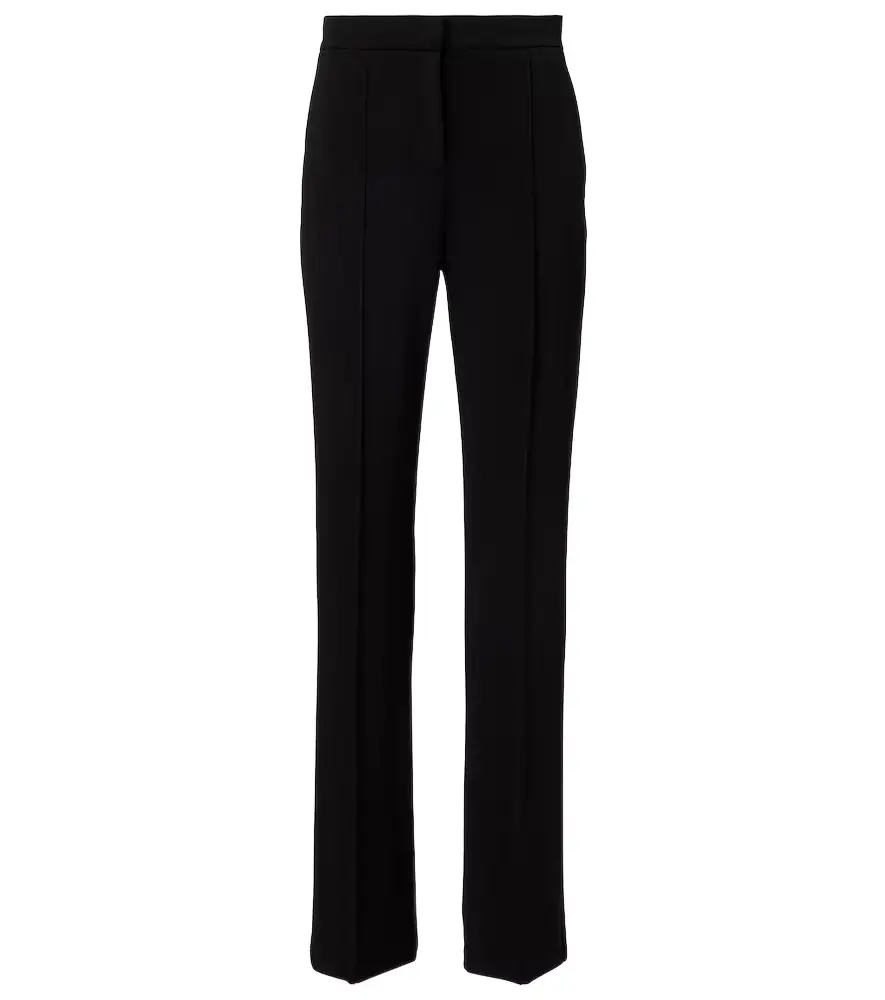 Max Mara Dinda high-rise jersey straight pants