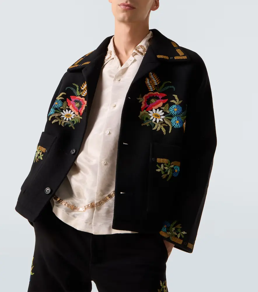 BODE Beaded Aquitaine embellished wool jacket | Thumbnail 2 BODE Beaded Aquitaine embellished wool jacket | Thumbnail 2