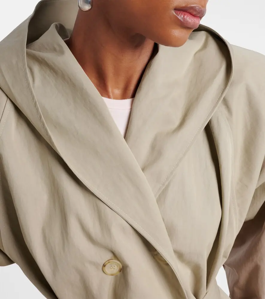 Magda Butrym Belted cotton-blend jacket | Thumbnail 2 Magda Butrym Belted cotton-blend jacket | Thumbnail 2