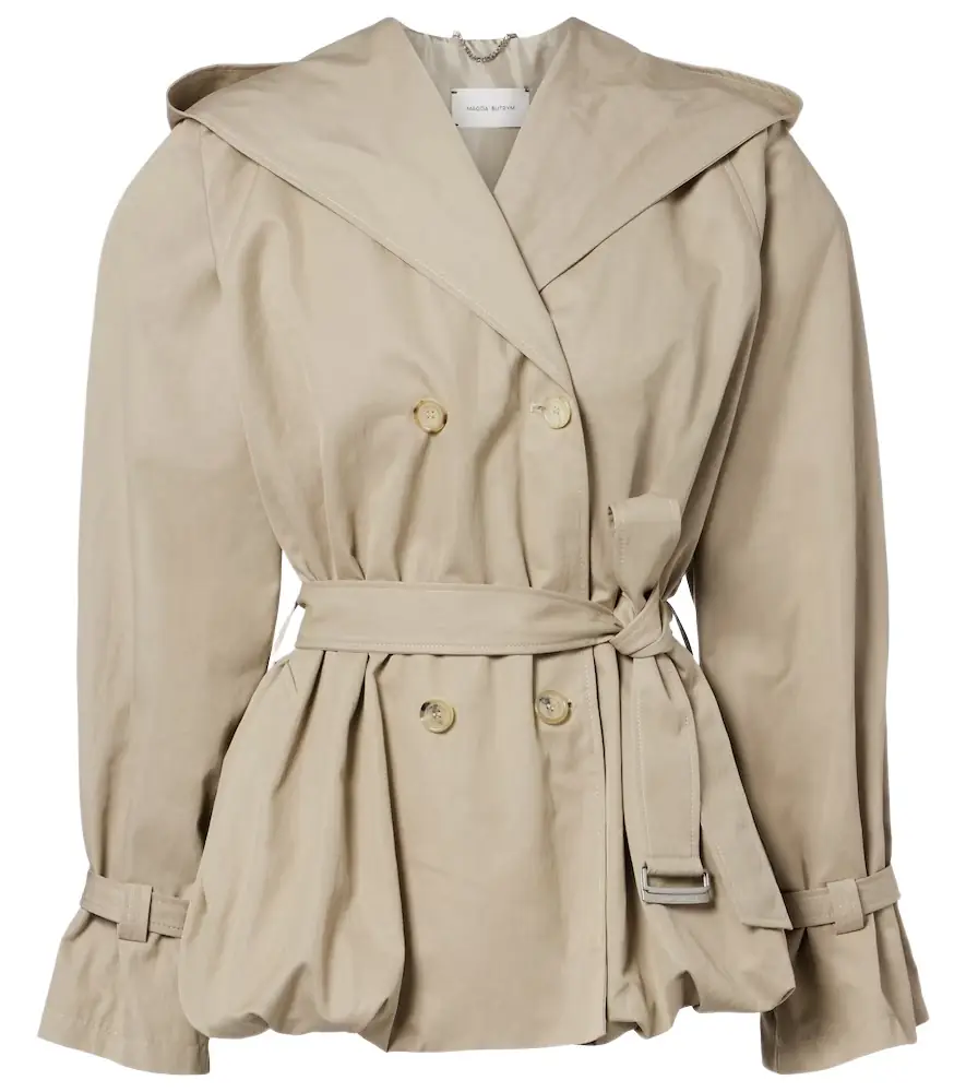 Magda Butrym Belted cotton-blend jacket | Image 1 Magda Butrym Belted cotton-blend jacket | Image 1