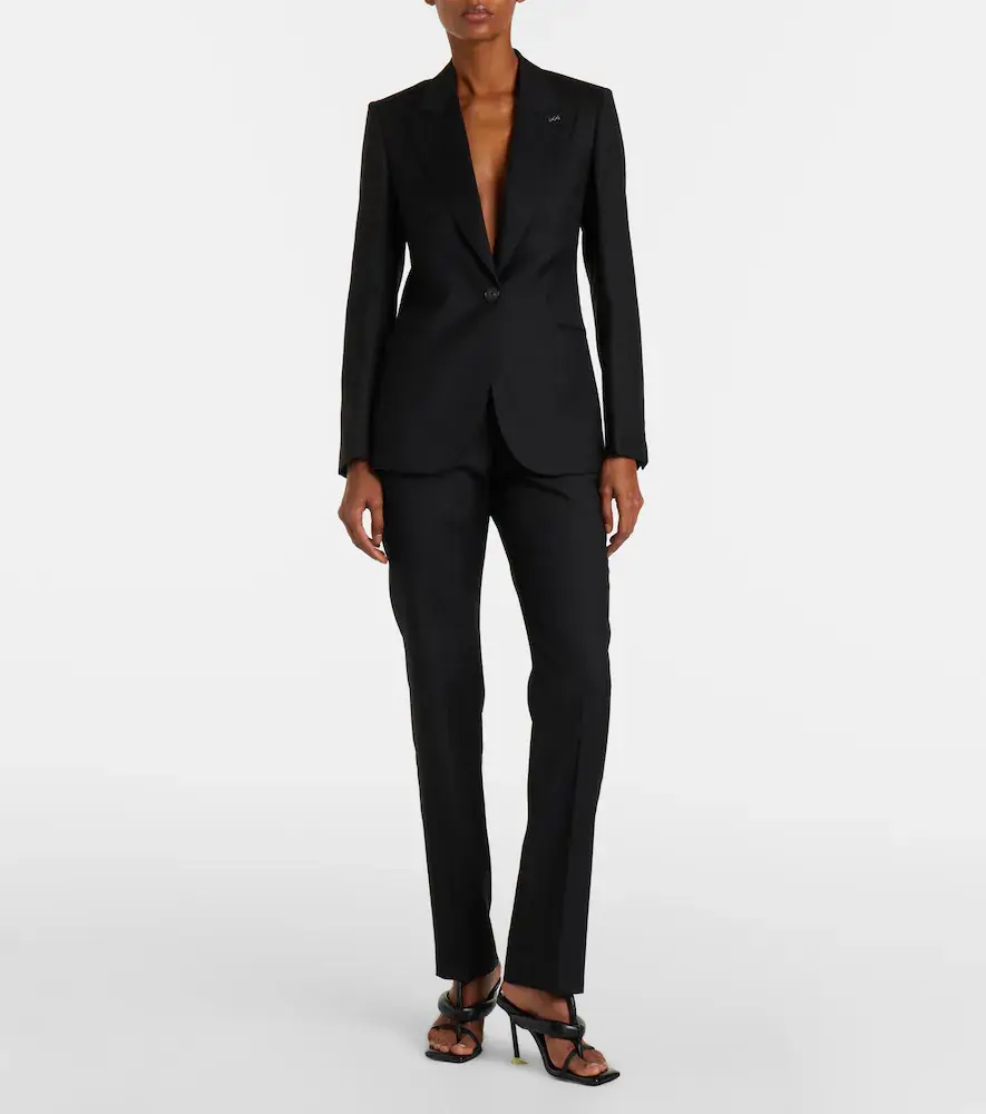 Givenchy Chalk stripe wool slim pants | Thumbnail 6 Givenchy Chalk stripe wool slim pants | Thumbnail 6