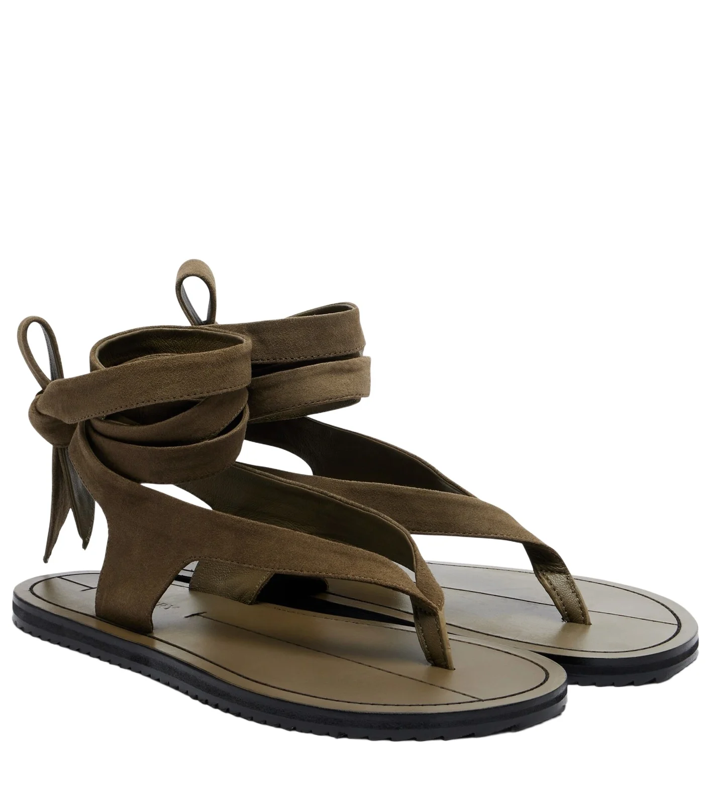 A. Emery Elmer suede thong sandals A. Emery Elmer suede thong sandals