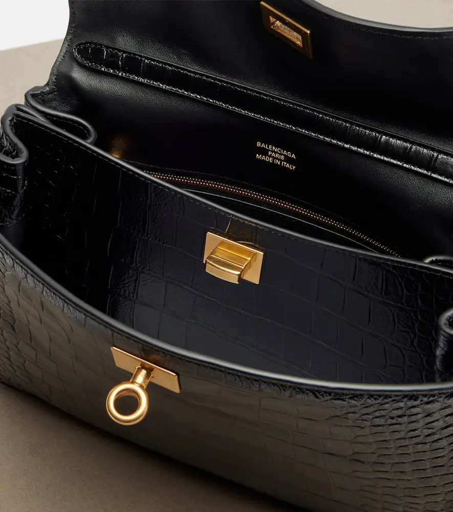 Balenciaga Rodeo Small croc-effect leather tote bag | Thumbnail 3 Balenciaga Rodeo Small croc-effect leather tote bag | Thumbnail 3