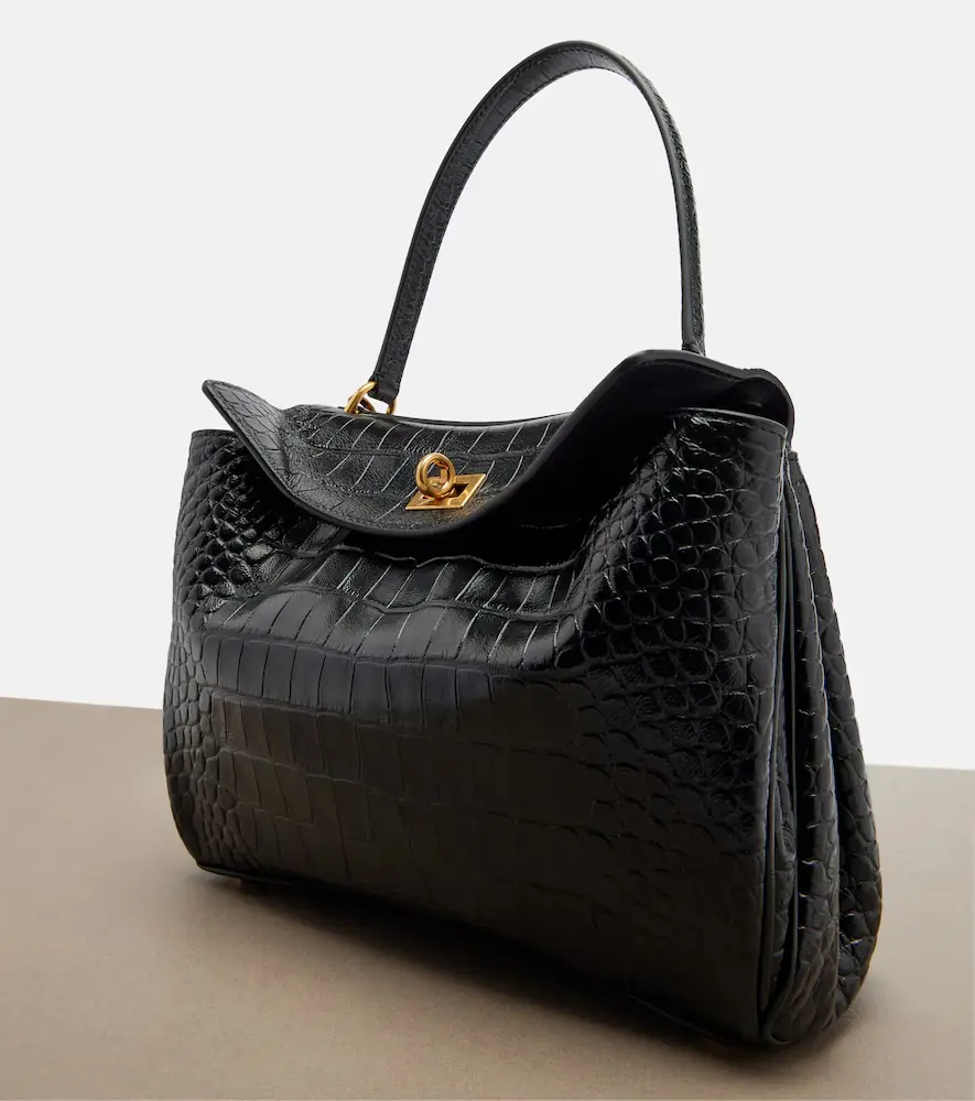 Balenciaga Rodeo Small croc-effect leather tote bag | Thumbnail 4 Balenciaga Rodeo Small croc-effect leather tote bag | Thumbnail 4