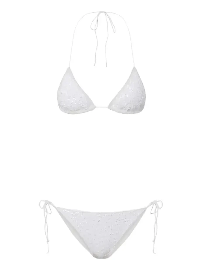 Oséree Oséree Bridal sequined bikini