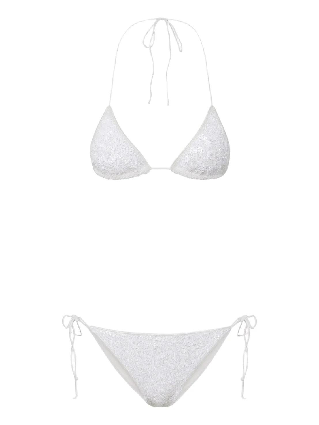 Bridal sequined bikini