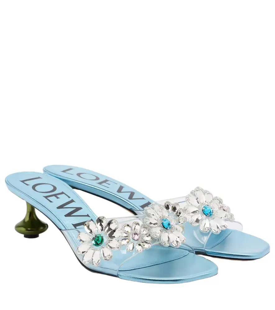 Loewe Paula's Ibiza Toy Crystal Flowers mules | Image 1 Loewe Paula's Ibiza Toy Crystal Flowers mules | Image 1