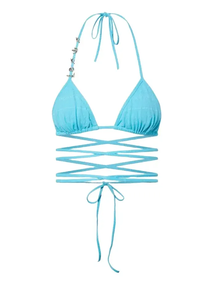 Paula's Ibiza jacquard bikini top Paula's Ibiza jacquard bikini top