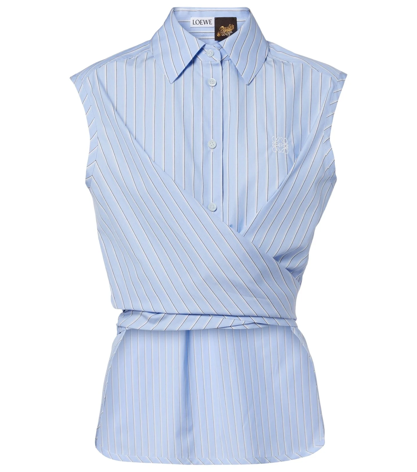 Paula's Ibiza striped cotton poplin shirt Paula's Ibiza striped cotton poplin shirt
