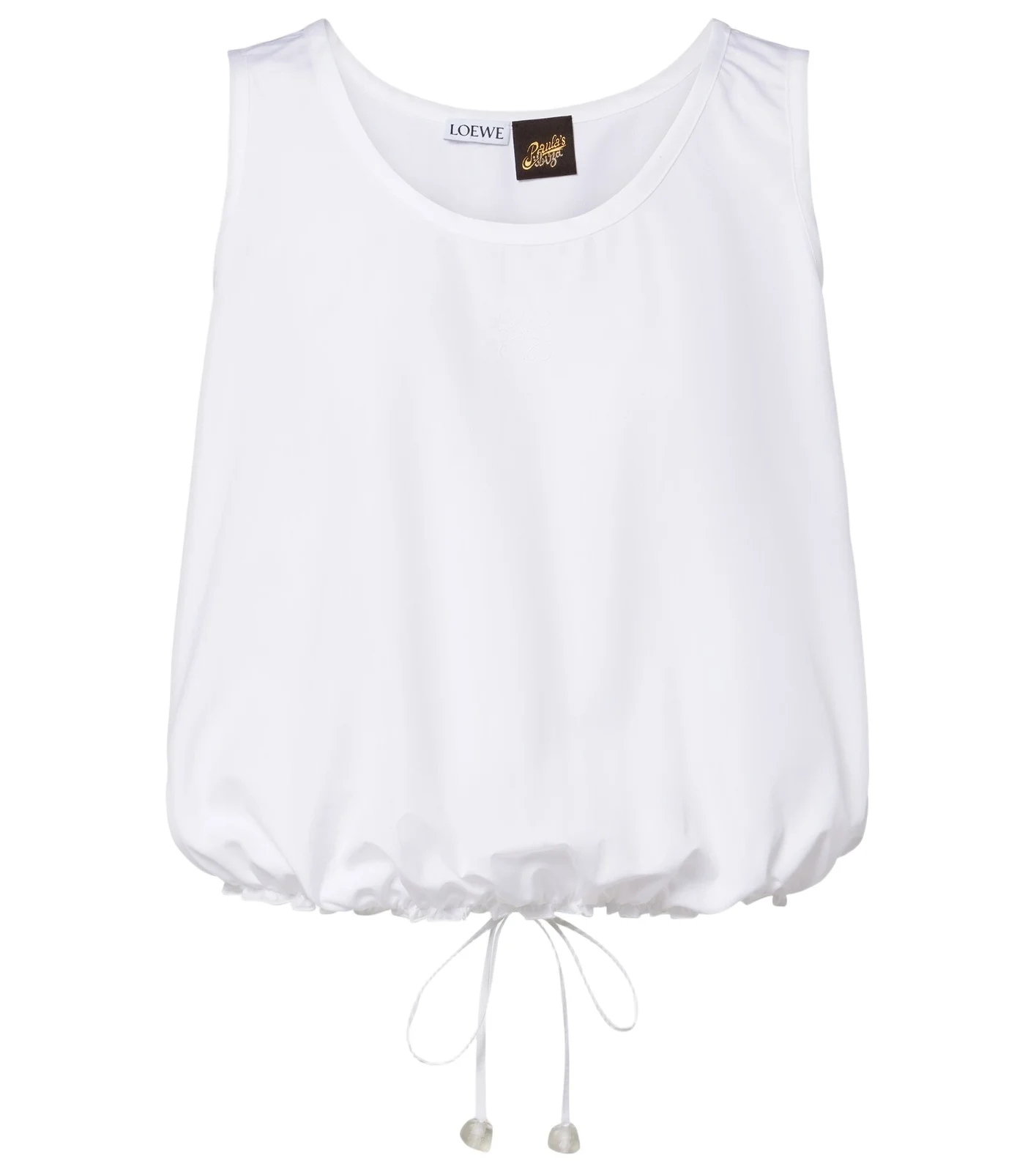 Paula's Ibiza cotton poplin crop top Paula's Ibiza cotton poplin crop top