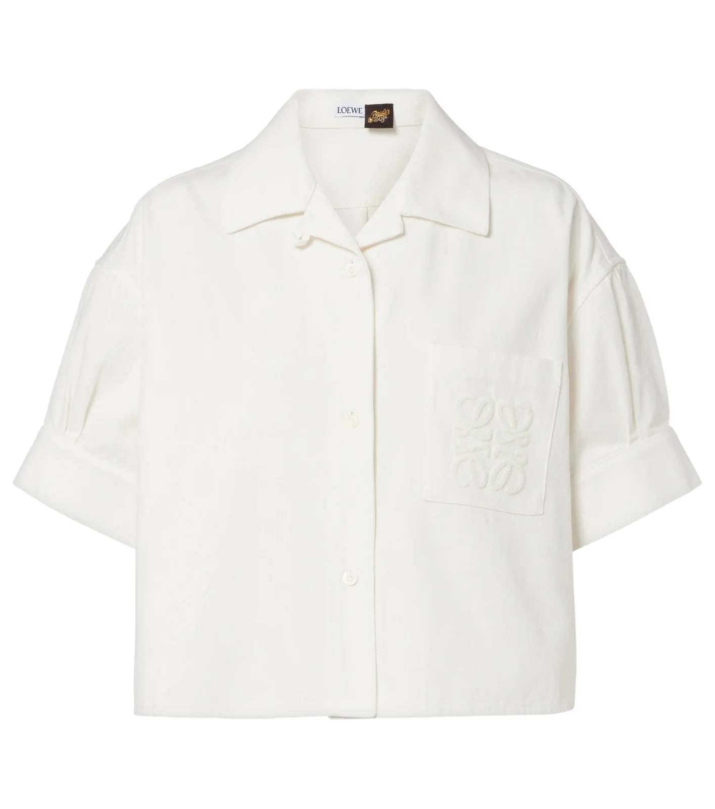 Paula's Ibiza Anagram denim shirt Paula's Ibiza Anagram denim shirt