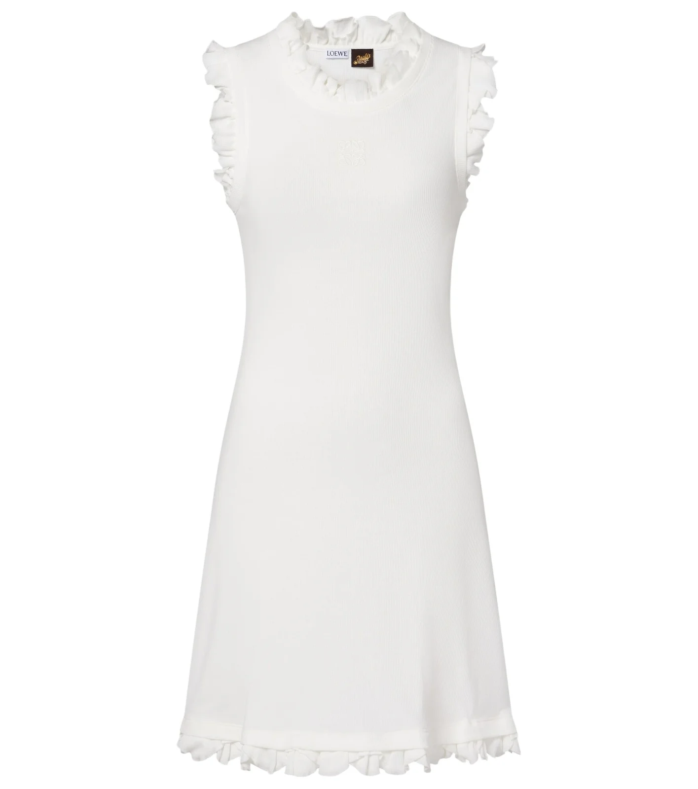 Paula's Ibiza cotton-blend minidress Paula's Ibiza cotton-blend minidress
