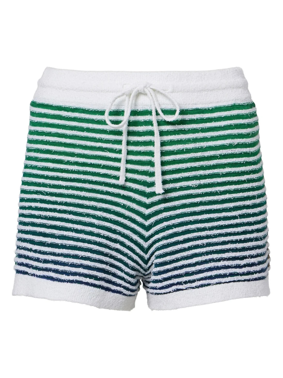 Loewe Paula's Ibiza striped cotton-blend shorts