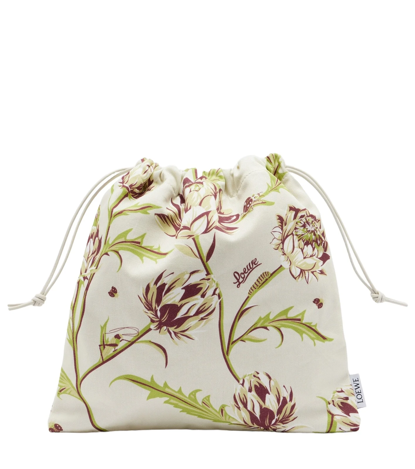 Paula's Ibiza printed canvas pouch Paula's Ibiza printed canvas pouch