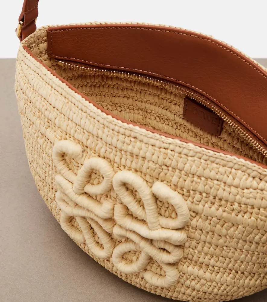 Loewe Paula's Ibiza Eclipse raffia crossbody bag | Thumbnail 4 Loewe Paula's Ibiza Eclipse raffia crossbody bag | Thumbnail 4