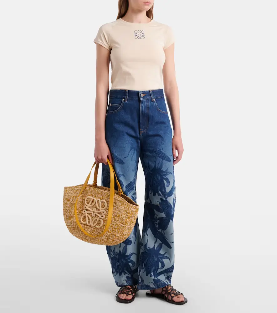Loewe Paula's Ibiza Eclipse Medium raffia basket bag | Thumbnail 4