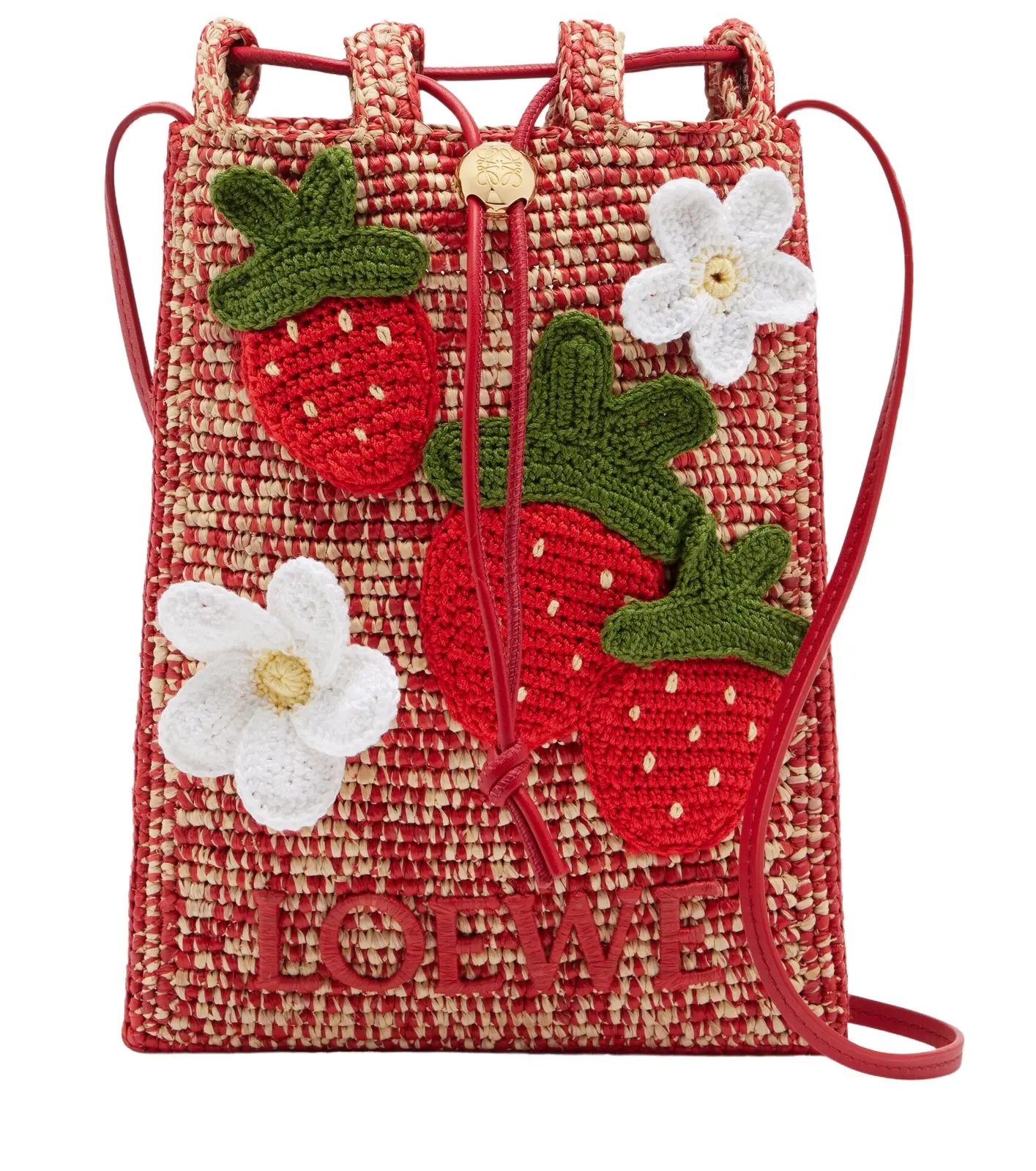 Paula's Ibiza raffia pouch with strap Paula's Ibiza raffia pouch with strap
