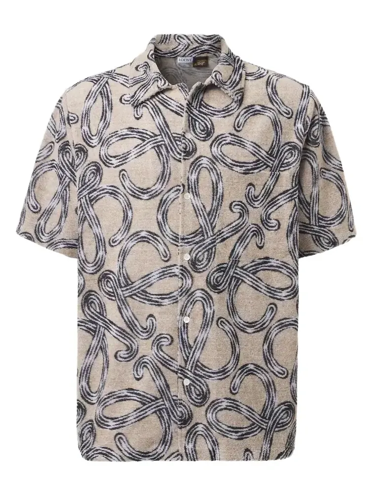 Paula's Ibiza terry jacquard shirt