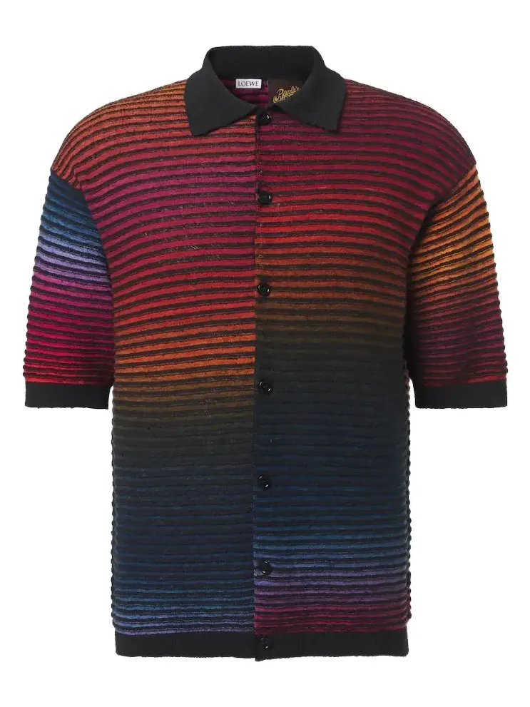 Paula's Ibiza Anagram cotton-blend shirt