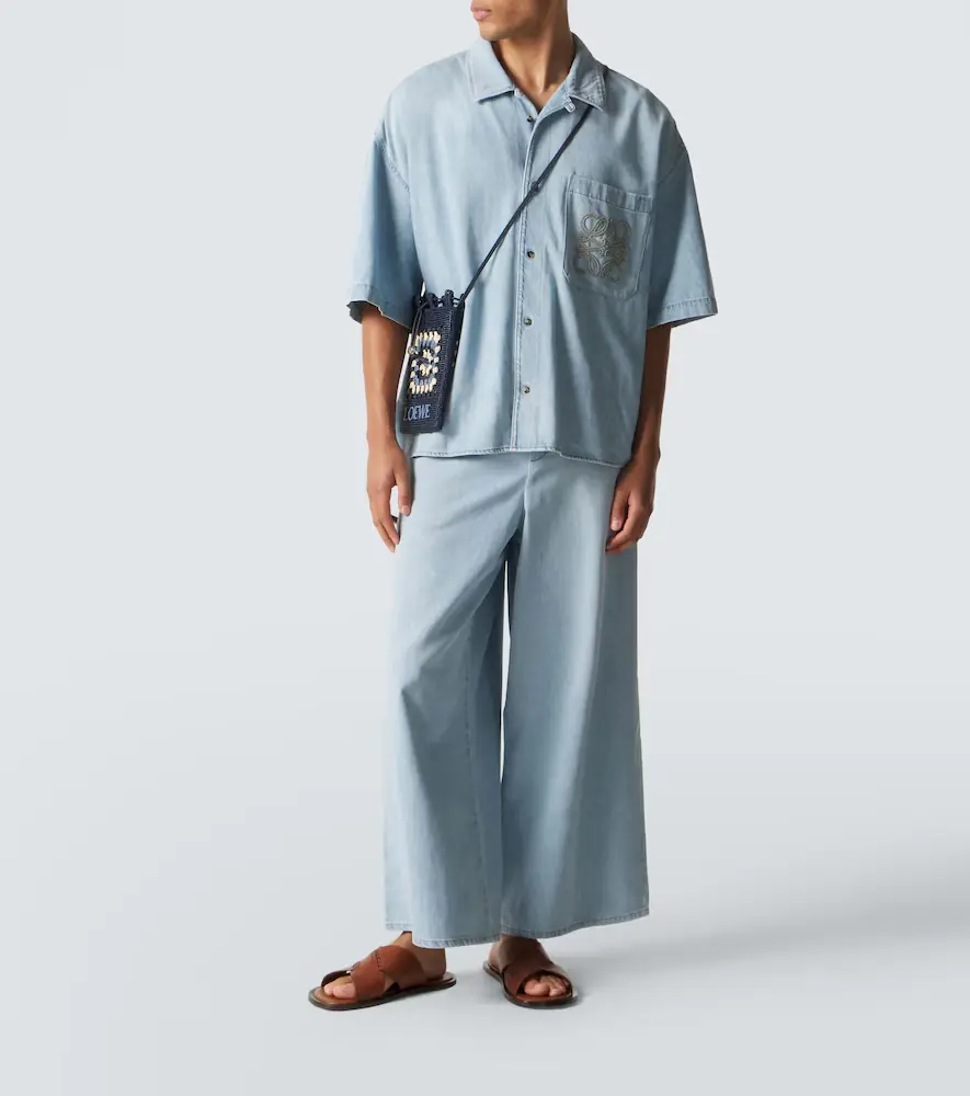 Loewe Paula's Ibiza Anagram denim shirt | Thumbnail 4 Loewe Paula's Ibiza Anagram denim shirt | Thumbnail 4