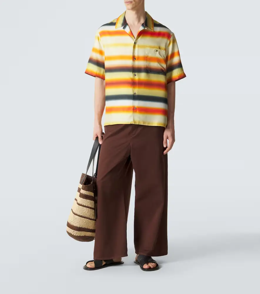 Loewe Paula's Ibiza cotton-blend wide-leg pants | Thumbnail 5 Loewe Paula's Ibiza cotton-blend wide-leg pants | Thumbnail 5