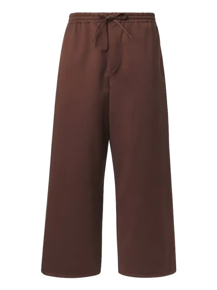 Paula's Ibiza cotton-blend wide-leg pants Paula's Ibiza cotton-blend wide-leg pants
