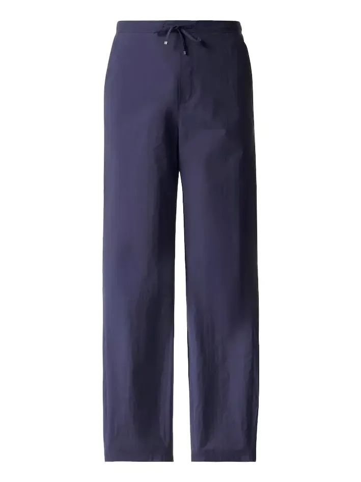 Paula's Ibiza cotton-blend wide-leg pants