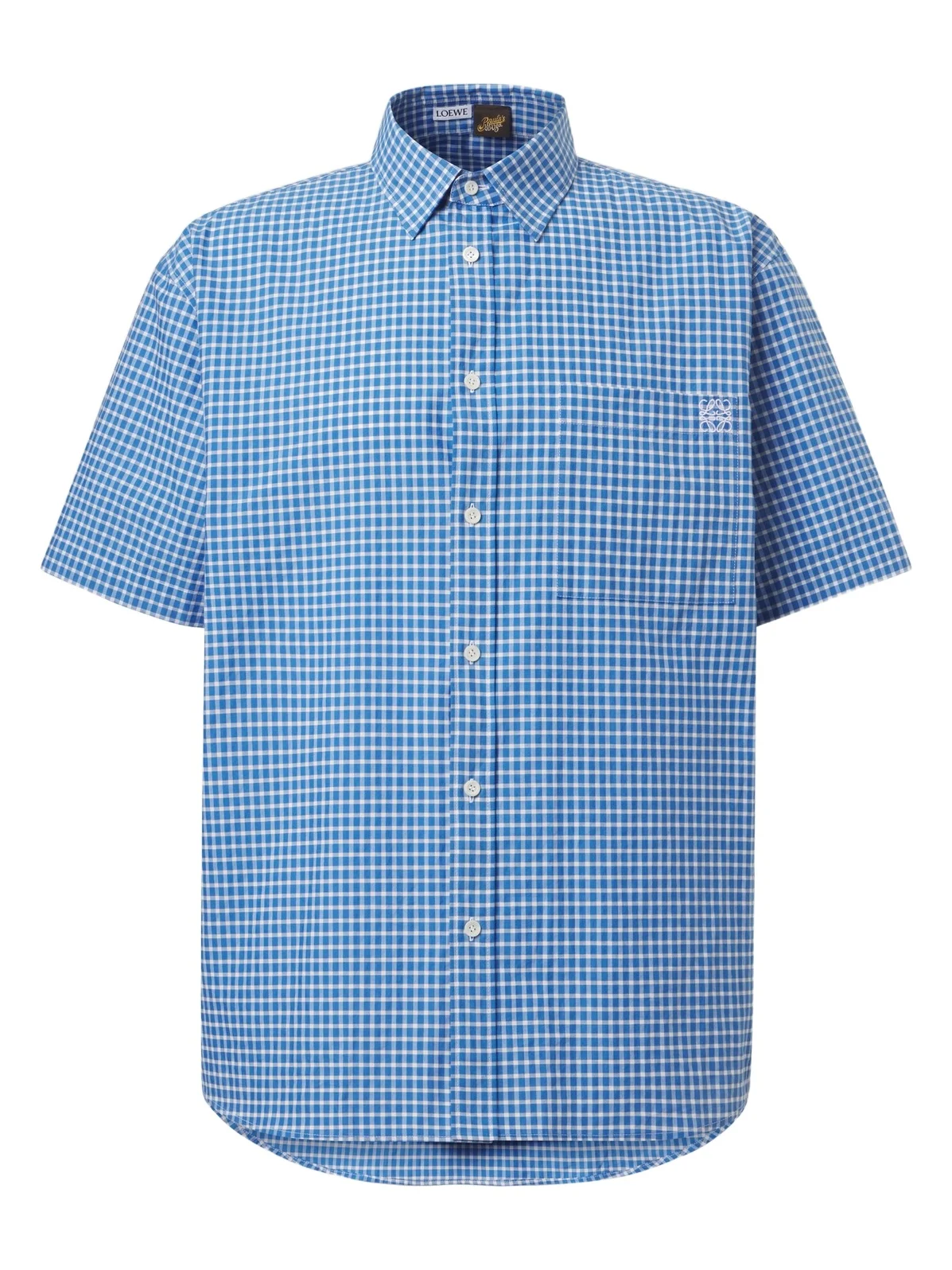 Loewe Paula's Ibiza checked cotton-blend shirt