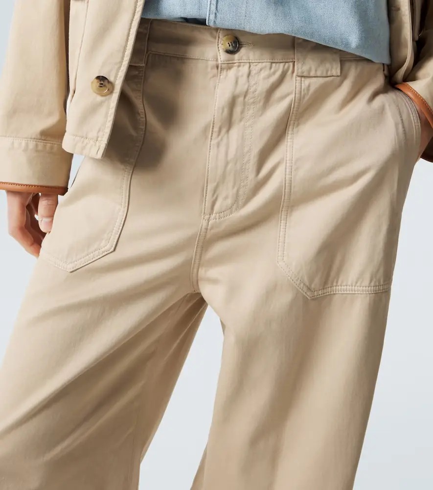 Loewe Paula's Ibiza cotton canvas straight pants | Thumbnail 2